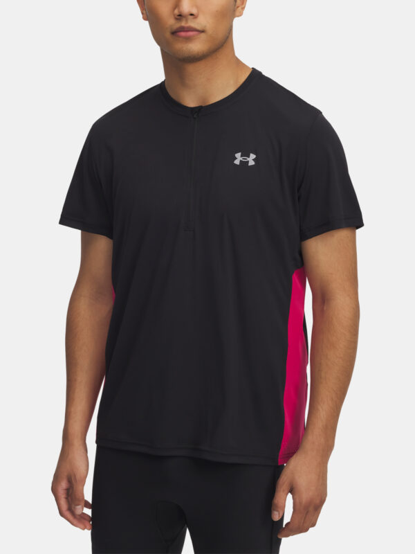 Men's T-shirt Under Armour UA TRAIL RUN ZIP SS - Men's