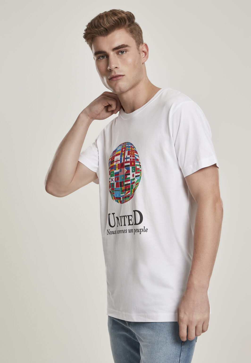 Men's T-shirt United World - white