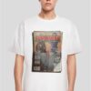 Men's T-shirt oversize Upscale Magazine white