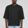 Men's T-shirt oversized Cropped black