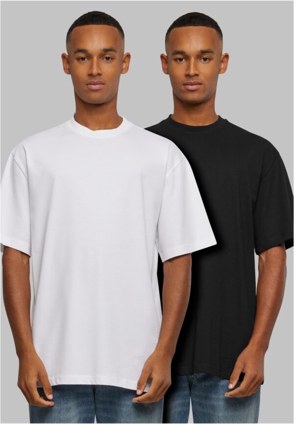 Men's T-shirts Tall 2-Pack white+black