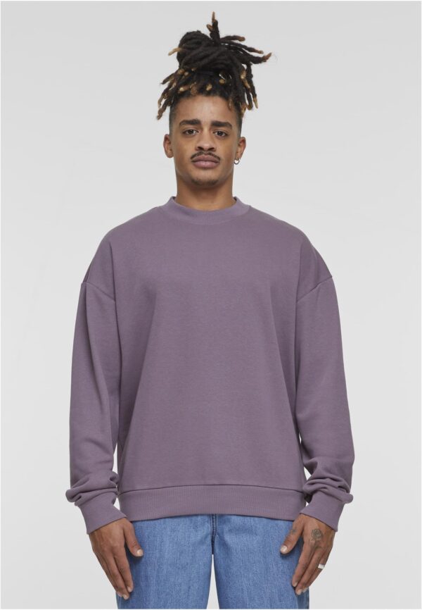 Men's Terry Crew Hoodie Purple