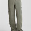 Men's Twill Double Knee Light Green Pants