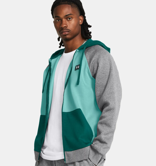 Men's Under Armour Rival Flc FZ Colorblock Sweatshirt