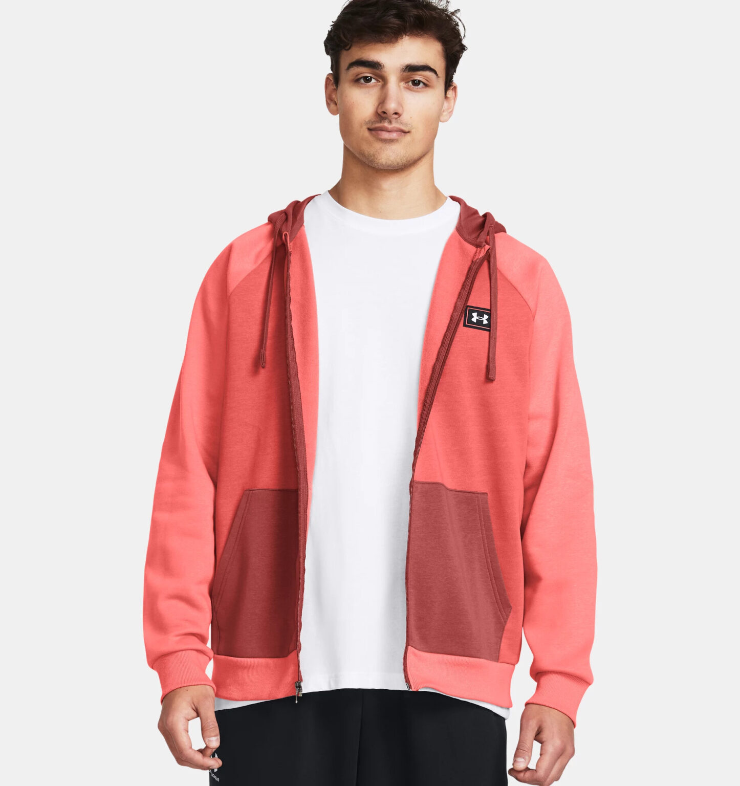 Men's Under Armour Rival Flc FZ Colorblock Sweatshirt