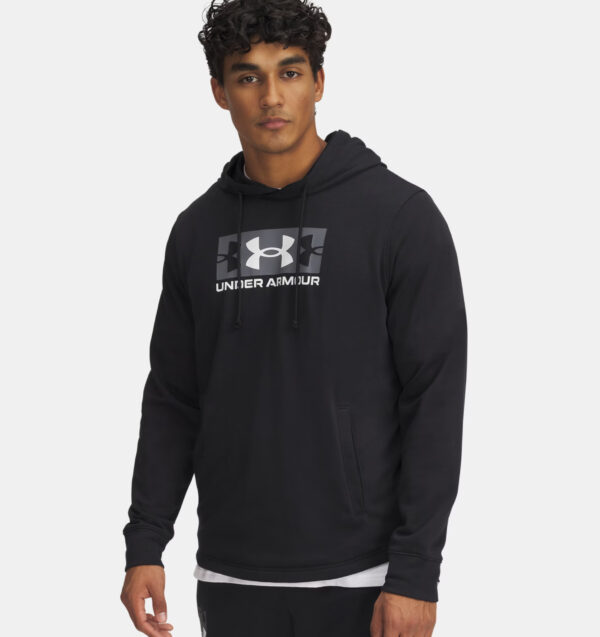 Men's Under Armour Rival Terry Logo Hood Sweatshirt