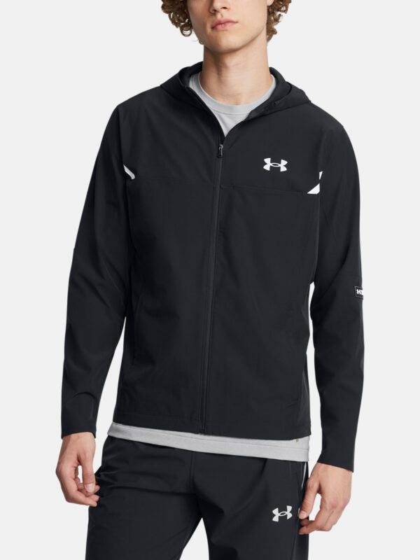 Men's Under Armour Vanish Woven Utility Jacket-BLK - Men's