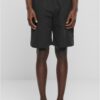 Men's Wide Crepe Shorts - Black
