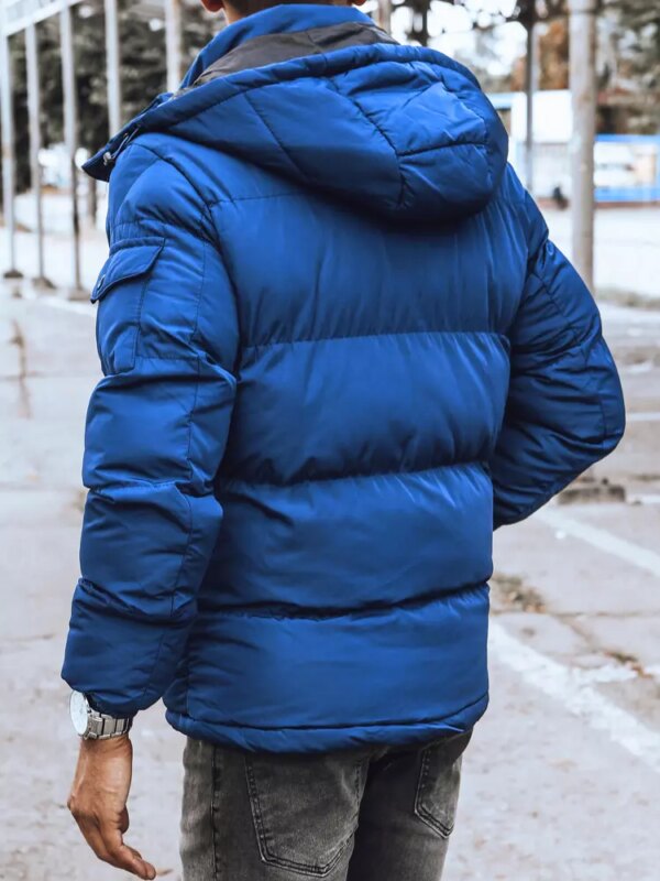 Men's Winter Blue Quilted Dstreet Jacket