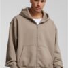 Men's Zip Hoody Brown