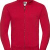 Men's Zip Up Sweatshirt - Authentic R267M 80% Plain Ring-Spun Cotton 20% Polyester (Three-Layer Fabric) 280g