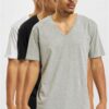 Men's basic T-shirt 3-pack black/white/grey melange
