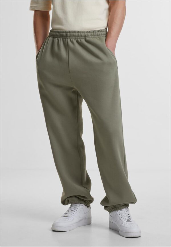 Men's basic sweatpants Fluffy light olive