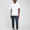 Men's blue jeans slim straight worn GAP