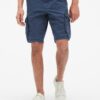 Men's blue twill cargo shorts with GapFlex