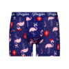 Men's boxers Flamingo Frogies Christmas