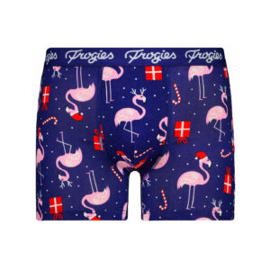 Men's boxers Flamingo Frogies Christmas