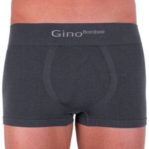 Men's boxers Gino seamless bamboo gray