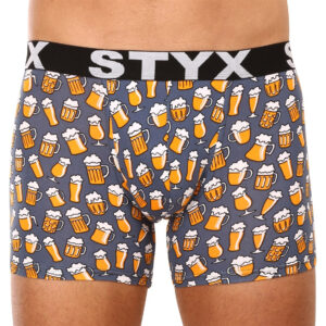 Men's boxers Styx long art sports rubber beer