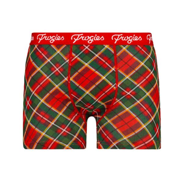 Men's boxers Tartan Frogies Christmas