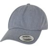 Men's cap Twill heather gray