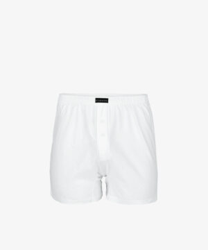 Men's classic boxers with buttons ATLANTIC - white