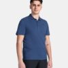 Men's cotton polo shirt Kilpi VILAR-M Dark blue