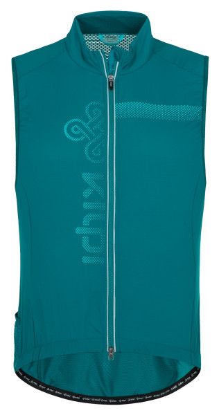Men's cycling vest Kilpi FLOW-M turquoise