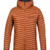 Men's down jacket Hannah MIO HOODY rust