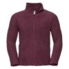 Men's fleece with long zipper 100% polyester