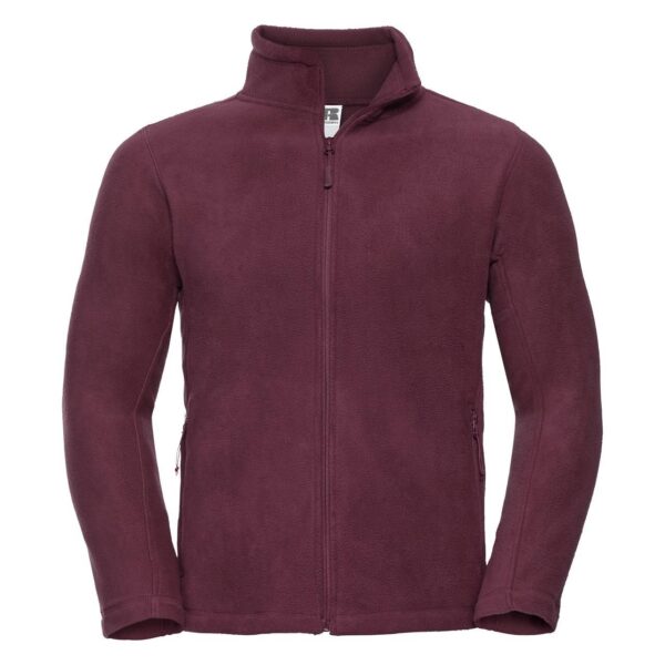 Men's fleece with long zipper 100% polyester