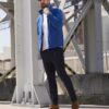 Men's fleece with long zipper 100% polyester