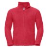 Men's fleece with long zipper 100% polyester