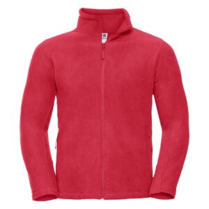 Men's fleece with long zipper 100% polyester