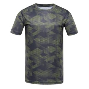Men's functional T-shirt ALPINE PRO QUATR neon safety yellow variant pb