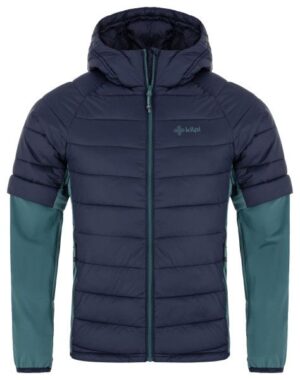 Men's insulated hybrid jacket Kilpi VERONS-M dark green