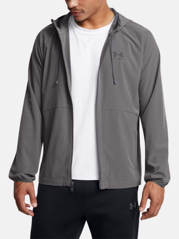 Men's jacket Under Armour UA Stretch Wvn WindbreakerEU-GRY - Men's
