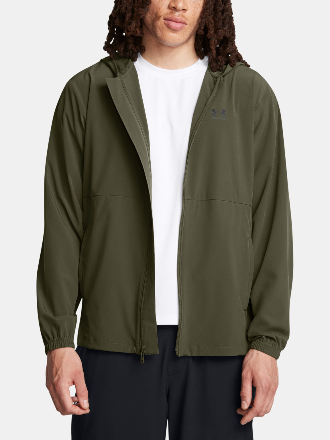 Men's jacket Under Armour UA Vibe Woven Windbreaker-GRN - Men's