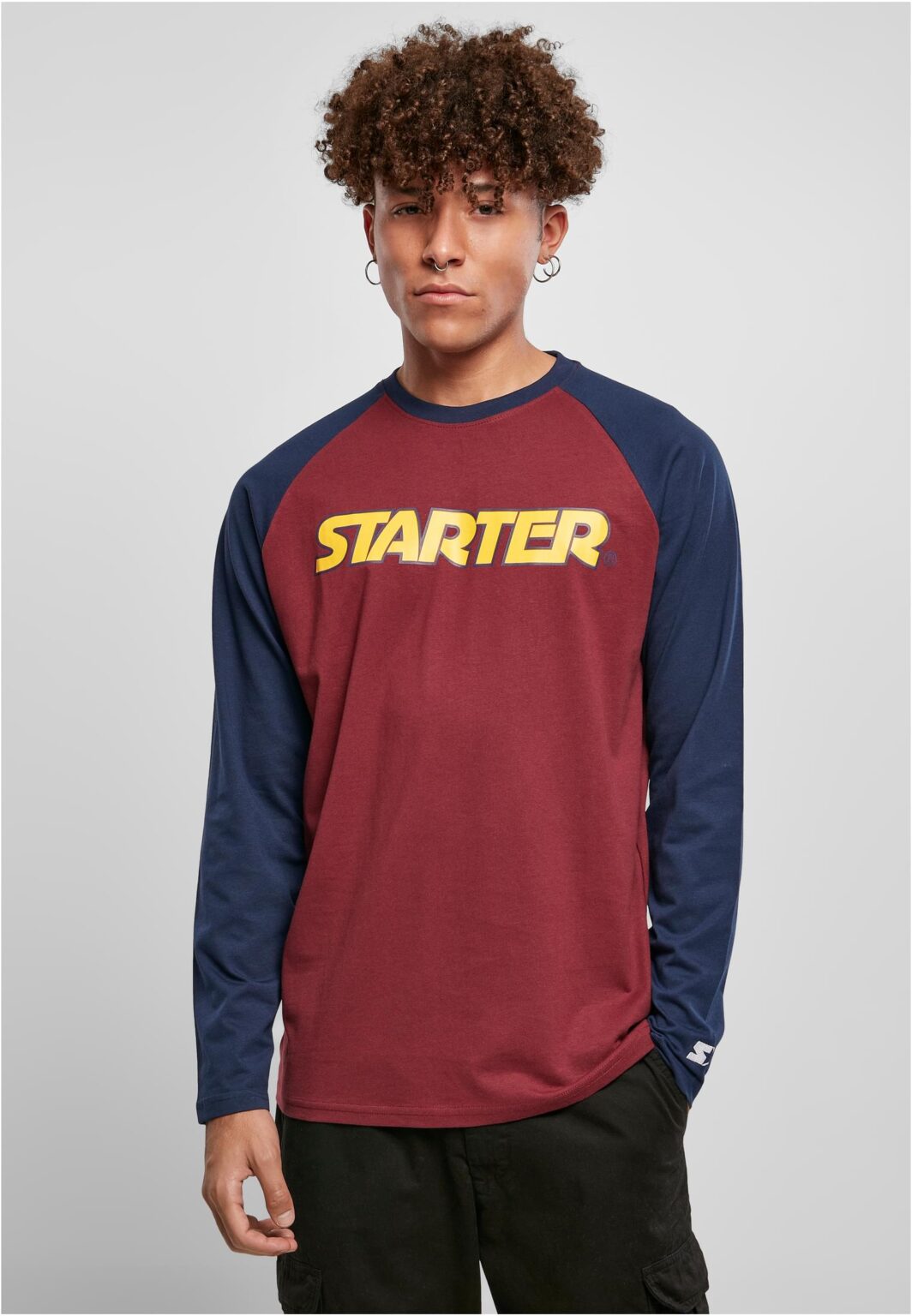 Men's long-sleeved T-shirt Starter Raglan red/blue