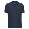 Men's navy blue cotton polo shirt Ultimate Russell
