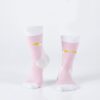 Men's pink socks with duck