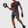 Men's quick-drying sports shorts 4F - anthracite