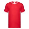 Men's red t-shirt Ringer Fruit of the Loom