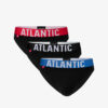 Men's sports briefs ATLANTIC 3-PACK - black