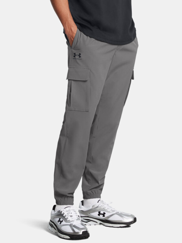 Men's sports pants Under Armour UA Vibe Woven Cargo Pants-GRY - Men's