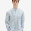 Men's striped shirt Tom Tailor - White and blue