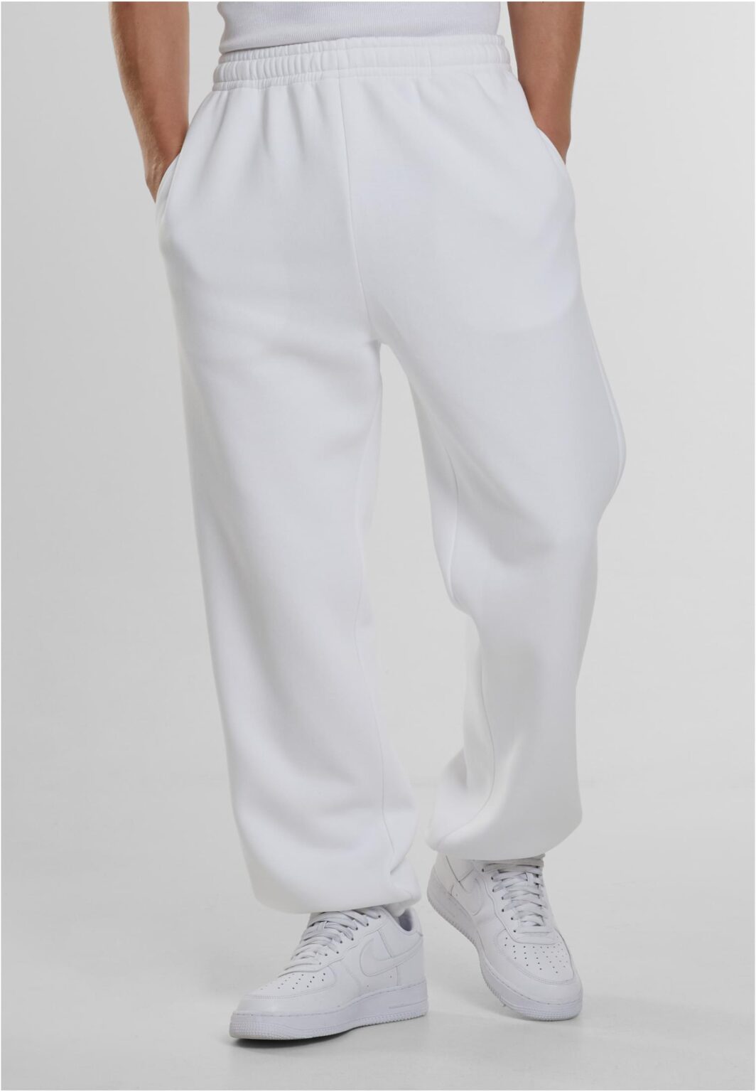 Men's sweatpants Fluffy white