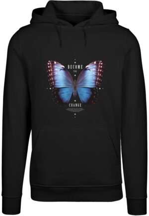 Men's sweatshirt Become The Change Butterfly Hoody black