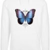 Men's sweatshirt Become The Change Butterfly Hoody white