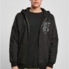 Men's sweatshirt Dragons Never Die Heavy Zip Hoody black